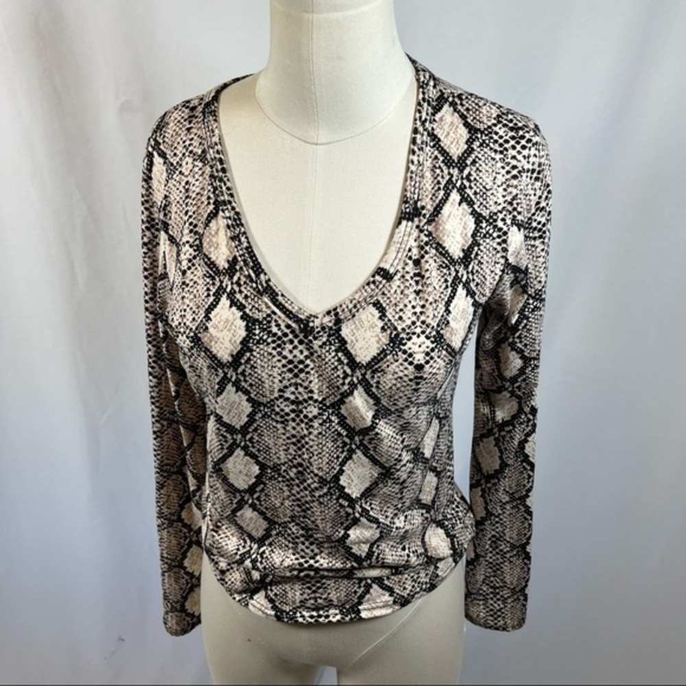 Olivia Rae Snake Print Top